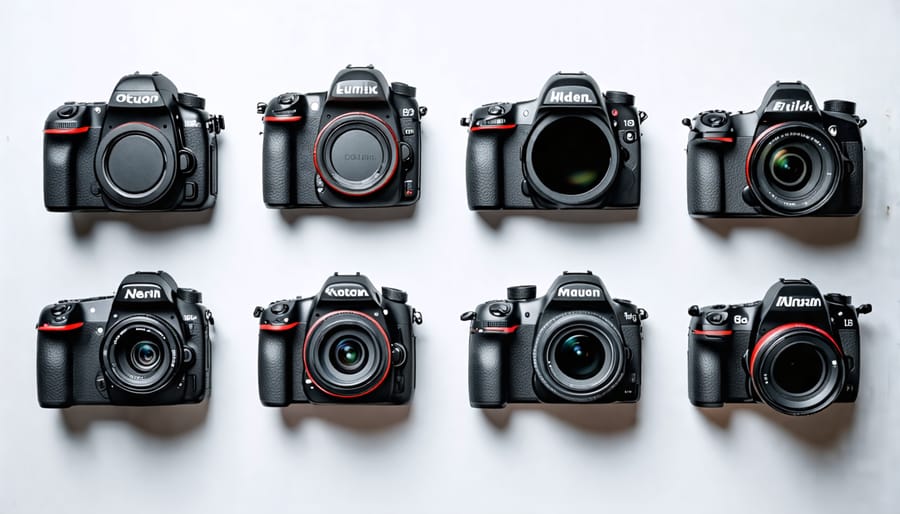 Assortment of different camera types for beginners to choose from