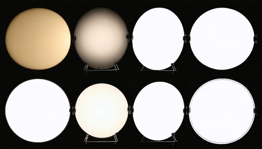 Comparison of softboxes, umbrellas, beauty dishes, and reflectors