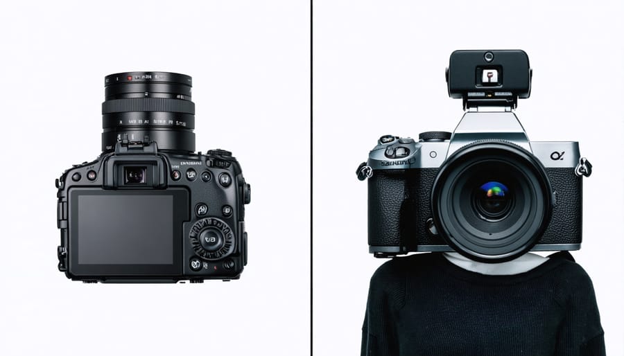 Comparison between traditional camera marketing and modern brand ambassador content