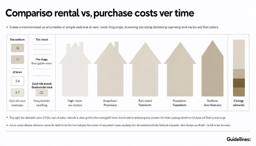 Infographic comparing the costs of renting versus buying professional photography equipment